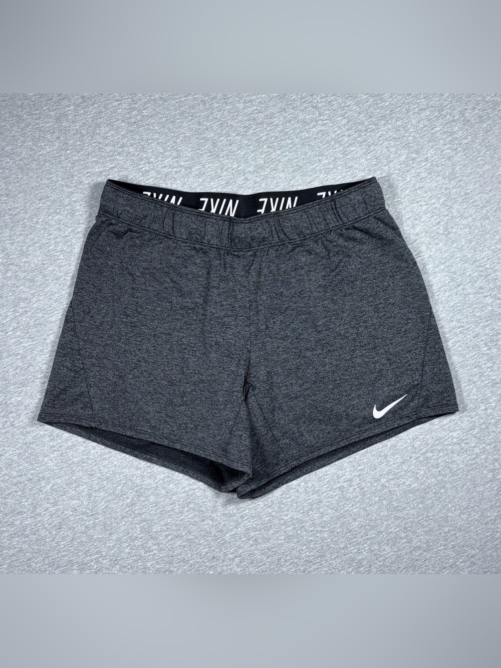 Nike Dri-Fit Shorts Women’s Medium Training Dark Gray Gym Workout Activewear